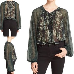 Free people Hendrix floral blouse